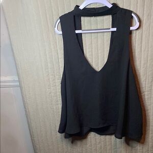 Elegant Black Sleeveless Top